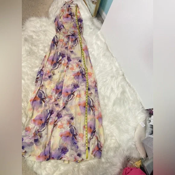 #371 Show Me Your Mumu Heather Halter Maxi Dress size S - Picture 10 of 11